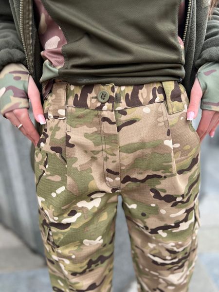 Тактичні штани 5.45style мультикам жіночі, Різнокольоровий, XS