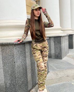Тактичні штани 5.45style мультикам жіночі, Мультикам, XS