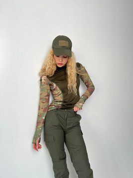 Комплект: тактичні штани + тактичний лонгслів 5.45style , Мультикам, XS