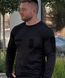 Тактичний лонгслів чоловічий 5.45style black із жетоном 320/301/20/- фото 2