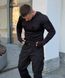 Тактичний лонгслів чоловічий 5.45style black із жетоном 320/301/20/- фото 1
