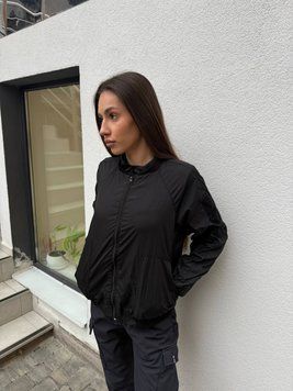 Бомбер жіночий 5.45style black, Чорний, XS