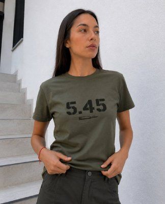Тактична футболка 5.45style олива, Midnight Green, XS