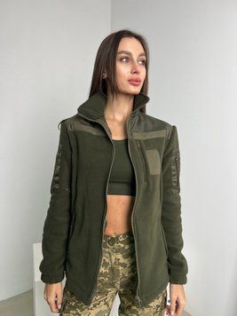 Тактична флісова кофта 5.45style жіноча олива